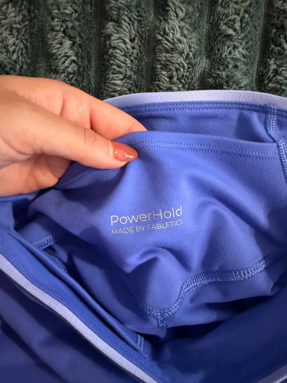 FABLETICS Oasis Twist Medium Impact Sports Bra XS Periwinkle - Picture 5 of 5